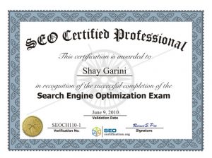 Вы можете пройти курс SEO в одном из многочисленных провайдеров, чтобы вы могли предоставить сертификат или диплом