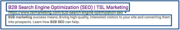 Gdy strona jest wyświetlana w wyszukiwaniu organicznym, tag tytułu jest pierwszą rzeczą, którą zobaczy użytkownik, więc jest to pierwsze wrażenie użytkownika Twojej witryny / marki