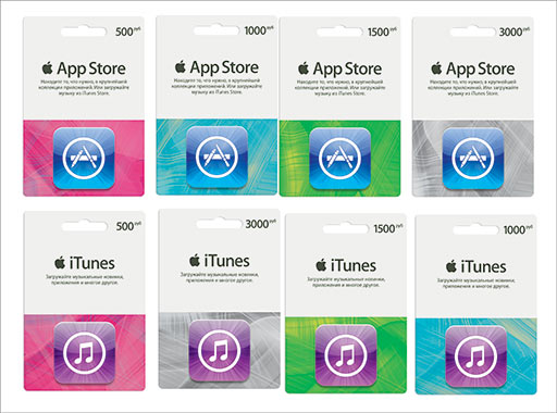 Передплату на сервіси Apple (iTunes Match)   Відчутну продукцію (пристрої / аксесуари)   Вислати додаток в подарунок другу користувачеві   Додаткове місце в сховищі iCloud