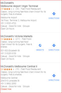 Более того, поскольку Google показывает карты, чтобы направлять клиентов на ваш сайт, появление в поисковых системах, где Google может направлять клиентов к вашему порогу, было бы в высшей степени удобным